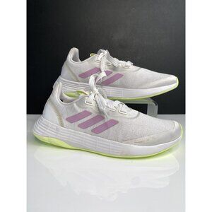 Adidas QT Racer Women’s 8.5 Clear Lilac Cloud White Running Walking LightMotion